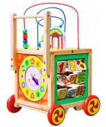 Ігровий розвиваючий бізикуб на колесах FUNFIT KIDS (3887)