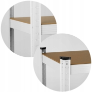 Стелаж Humberg White 180 х 90 х 30 см (HR-844)