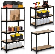 Стелаж Humberg Black 150 х 75 х 30 см (HR-811)