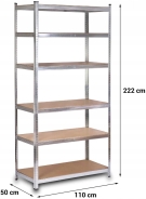 Стелаж Humberg 222 х 110 х 50 см (HR-815)