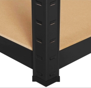 Стелаж FunFit 150 х 75 х 30 см Black (3780)