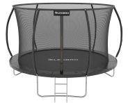 Батут із внутрішньою захисною сіткою 252 см LEOBRO Premium Pro 8FT BLACK
