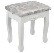 Косметический туалетный столик с табуретом FUNFIT White LED (2785)