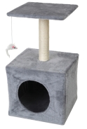Когтеточка трехуровневая FunFit home&office (Сера) (2762)