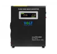 Гібридний ДБЖ/інвертор Volt Polska SINUS PRO 500 W 12/230V 300/500W (3SP095012W)