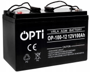 Аккумулятор 100Ah 12V VOLT OPTI AGM VRLA (6AKUV100AG)