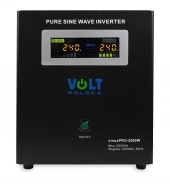 Гібридний ДБЖ/інвертор Volt Polska SINUS PRO 2500 W 24/230V 1800/2500W (3SP250024W)