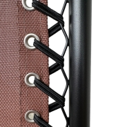 Два шезлонги Zero Gravity LEOBRO: коричневий відтінок (HT-167A12 BROWN)