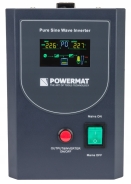 Гібридний ДБЖ/інвертор Powermat 800 VA 12/230V 640W/800VA (PM-UPS-800MP)