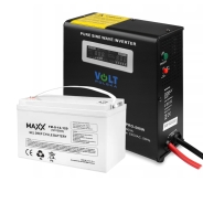 Аварійний набір: SINUS PRO 500 W + акумулятор гелевий 4SUN MAXX GEL 120 Ач