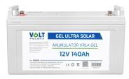 Гелевий Акумулятор 140Ah 12V VOLT GEL VPRO SOLAR (6AKUGEL140)