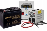 Аварійний комплект Volt Polska SINUS PRO 500 E 12/230V 350/500W + Акумулятор VOLT AGM VRLA 100Ah 12V