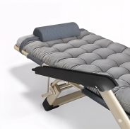 Розкладне крісло ліжко з подушкою LEOBRO Сіре (FCB-S03-PP)