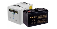 Аварійний комплект Volt Polska SINUS PRO 1500 E 12/230V 1050/1500W + Акумулятор VOLT AGM VRLA 100Ah 12V