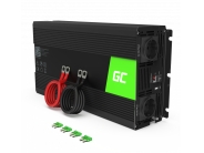 Мобільний інвертор Green Cell 12V 230V 1500W/3000W (INV22) Чистий синус