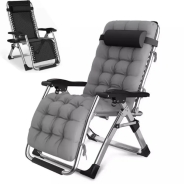Розкладне крісло шезлонг LEOBRO Сірий (HT-167E2 Grey)
