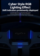 Ігрове кермо PXN V9 GEN2 з педалями і коробкою передач для PS4, PS3, Xbox X/S, PC (PXN-V9GEN2)