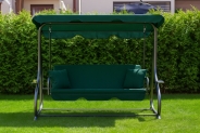 Велика гойдалка з подушками LEOBRO Luxury Green