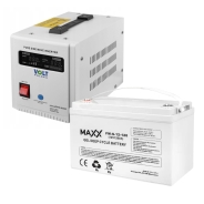 ИБП/Инвертор Volt Polska SINUS PRO 800 E 12/230V 500/800W + Аккумулятор гелевый 4SUN MAXX GEL 120 Ah
