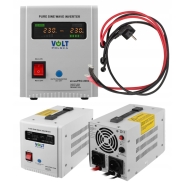 ИБП/Инвертор Volt Polska SINUS PRO 800 E 12/230V 500/800W + Аккумулятор гелевый 4SUN MAXX GEL 120 Ah