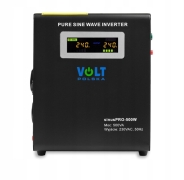 ДБЖ / Інвертор Volt Polska SINUS PRO 500 W 12/230V 300/500W + Акумулятор гелевий 4SUN MAXX GEL 100 Ah