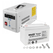 Комплект Volt Polska SINUS PRO 1000E W 12/230V 700/1000W + Акумулятор гелевий 4SUN MAXX GEL 100 Ah