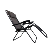 Розкладне крісло шезлонг LEOBRO Zero Gravity в клітку (HT-167D PLAID)