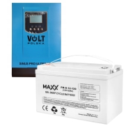 Комплект Volt Polska ULTRA-HV 2000 12/230V 1000/2000W + Аккумулятор гелевый 4SUN MAXX GEL 120 Ah