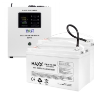 Комплект Volt Polska SINUS PRO 2000S 24/230V 1400/2000W + Акумулятор гелевий 4SUN GEL 120 Ah 2 шт