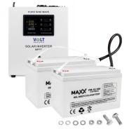 Комплект Volt Polska SINUS PRO 2000S 24/230V 1400/2000W + Акумулятор гелевий 4SUN GEL 100 Ah 2 шт