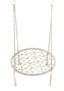 Гойдалка гніздо 80,0 см плетена FUNFIT (Кремова) (2605)