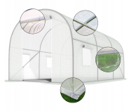 Садова теплиця парник LEOBRO Garden 6м2 White (LB-6M19W)