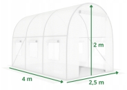 Садова теплиця парник LEOBRO Garden 6м2 White (LB-6M19W)