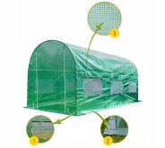 Теплица LEOBRO Garden 6м2 для сада и огорода (LB-6M19)