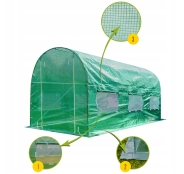 Садова теплиця парник LEOBRO Garden 10м2 Green (LB-10M19)
