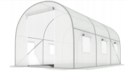 Посилена садова теплиця парник LEOBRO Garden 10м2 White (LB-10M25W)