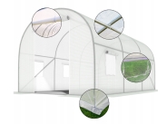 Посилена садова теплиця парник LEOBRO Garden 10м2 White (LB-10M25W)