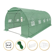 Посилена садова теплиця парник LEOBRO Garden 18м2 Green (LB-18M25)