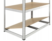 Металлический стеллаж FunFit 180x100x50 см, прочный (200 кг/полка)