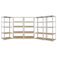 Набор стеллажей FunFit 150 x 375 x 30 см 175кг/полка 5 полок