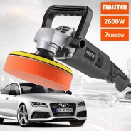Полировальная машинка MAJSTER MP0442 2,6KW + 4 насадки + полировальная паста MENZERNA