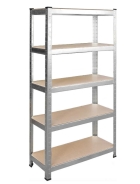 Стелаж LEOBRO 180 х 90 х 40 см, 175кг/полиця, 5 полиць (LB-R175-GAL)