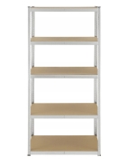 Стелаж LEOBRO 180 х 90 х 40 см, 175кг/полиця, 5 полиць (LB-R175-GAL)