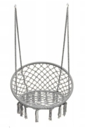 Гойдалка гніздо 110 см плетена FUNFIT Gray (2766)