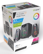 Музична система Tracer Hi-Cube RGB Flow BT 20W 2.1 (TRAGLO46497)