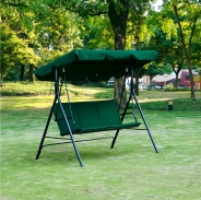 Водонепроникна гойдалка з подушками на 3 особи LEOBRO Зелена