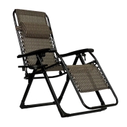Раскладное кресло шезлонг LEOBRO Zero Gravity Premium Plaid (LB-ZGC-G2-PLD)