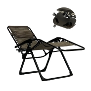 Раскладное кресло шезлонг LEOBRO Zero Gravity Premium Plaid (LB-ZGC-G2-PLD)