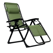 Раскладное кресло шезлонг LEOBRO Zero Gravity Premium Pistachio (LB-ZGC-G2-PST)