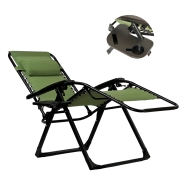 Раскладное кресло шезлонг LEOBRO Zero Gravity Premium Pistachio (LB-ZGC-G2-PST)